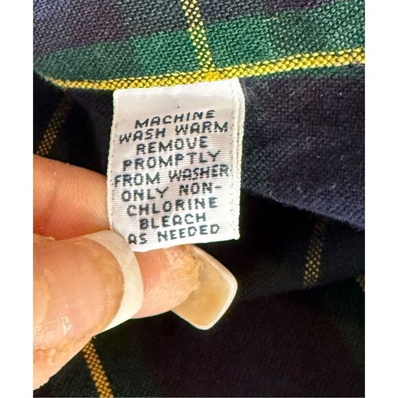 Ralph Lauren Men’s Blaire Button Down Shirt Sz.. L Blue/Green Plaid - Picture 8 of 9